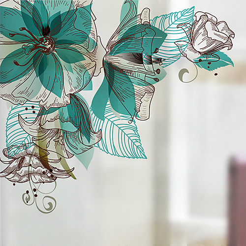 

The Orchid Pattern Matte Window Film Vinyl Removable Private Home Decor / Door Sticker / Window Sticker 5860cm