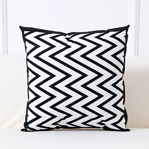 

Set of 1 Polyester Pillow Cover Geometric Lines Fresh Pattern Throw Pillows SOFA Cushion European Modern Creative Car Office Pillow Cover