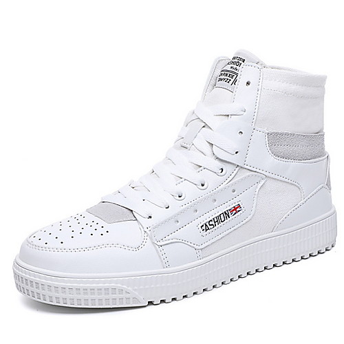 

Men's Comfort Shoes Fall & Winter Daily Sneakers Mesh White / Black / Beige