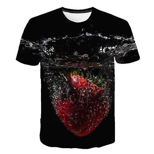 

Men's Daily T-shirt - 3D Print Black