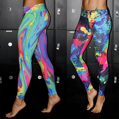 

Women's High Waist Running Tights Leggings Compression Pants Sports & Outdoor Underwear Leggings Bottoms Winter Fitness Gym Workout Running Jogging Tummy Control Butt Lift Moisture Wicking Sport Blue