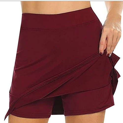 

Women's Basic Shorts Pants - Solid Colored High Waist Wine White Black S / M / L