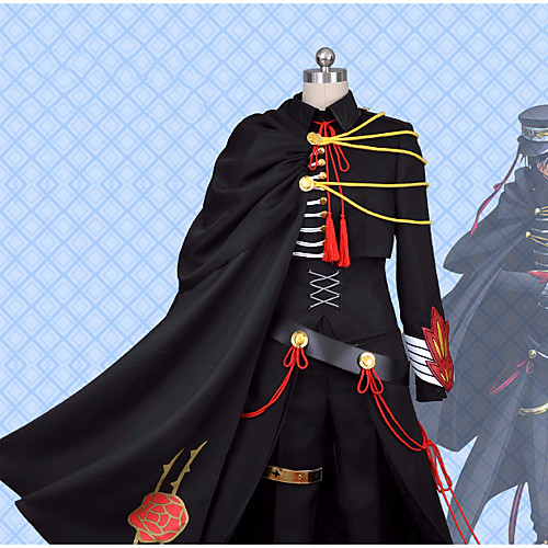

Inspired by Code Gease Lelouch Lamperouge Anime Cosplay Costumes Japanese Cosplay Suits Textured Coat Blouse Pants For Men's / Gloves / Cloak / Sash / Ribbon / Gloves / Cloak