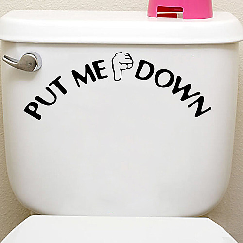 

Hand Gesture Toilet Stickers - Light Switch Stickers Characters / Shapes Bathroom / Indoor 2510cm