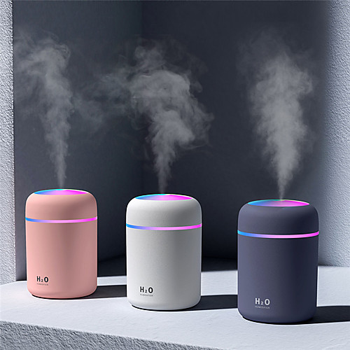 

1pcs Portable 300ml Humidifier USB Ultrasonic Dazzle Cup Aroma Diffuser Cool Mist Maker Air Humidifier Purifier with Romantic Light