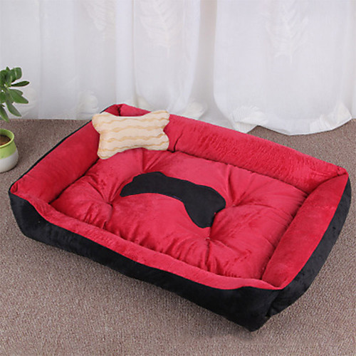 

Multi Color Cotton Cute Box Shape Pet Bed for Dogs Cats 705215 cm / 28206 inch
