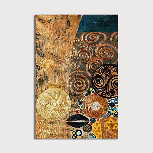 

Oil Painting Hand Painted Vertical Abstract Modern Stretched Canvas
