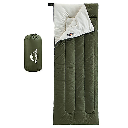 

Naturehike Sleeping Bag Outdoor Camping Envelope / Rectangular Bag 18~25 °C Single T / C Cotton Waterproof Breathable Warm Ultra Light (UL) Skin Friendly 20585 cm Spring Summer for Camping / Hiking