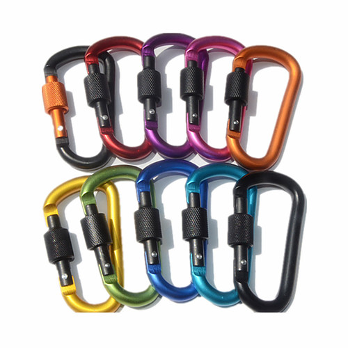 

Buckle Convenient Aluminium alloy Hiking Mountaineering Random Colors 4 pcs