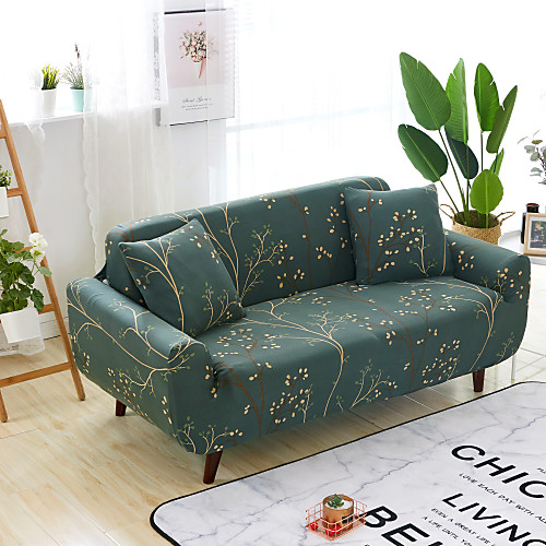 

Sofa Cover Stretch Cheap Slipcovers Soft Durable Couch Cover 1 Piece Spandex Jacquard Fabric Washable Furniture Protector Armchair Loveseat L-shape