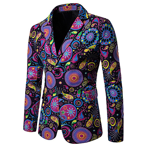 

Men's Blazer V Neck Cotton Purple