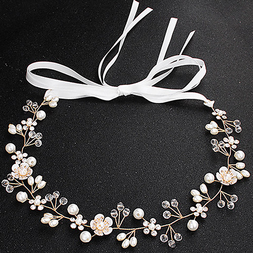 

Alloy Headpiece with Flower 1 pc Wedding / Special Occasion Headpiece