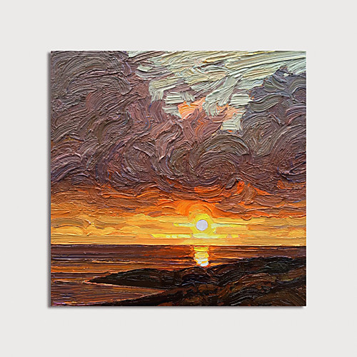 

Oil Painting Hand Painted - Abstract Modern Stretched Canvas