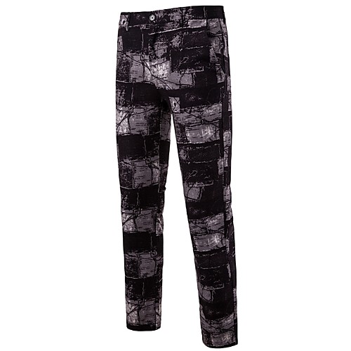 

Men's Basic Chinos Pants - Print Black US32 / UK32 / EU40 / US34 / UK34 / EU42 / US36 / UK36 / EU44