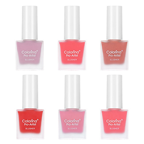 

6 Colors Wet Brightening / Safety / Convenient Blush China Sweet / Fashion Universal / Easy to Carry / Youth Date / Birthday Party / Festival Makeup Cosmetic