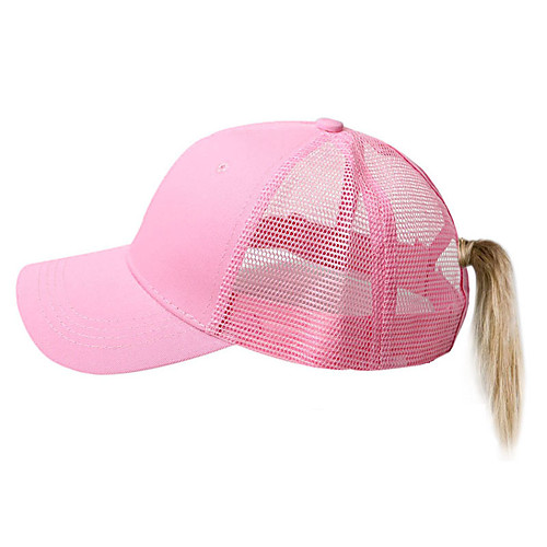 

Men's Unisex Basic Cotton Baseball Cap-Solid Colored Spring Summer Black Wine White
