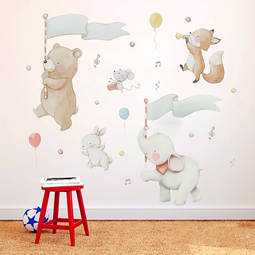 

Decorative Wall Stickers - Plane Wall Stickers Animals / Stars Nursery / Kids Room