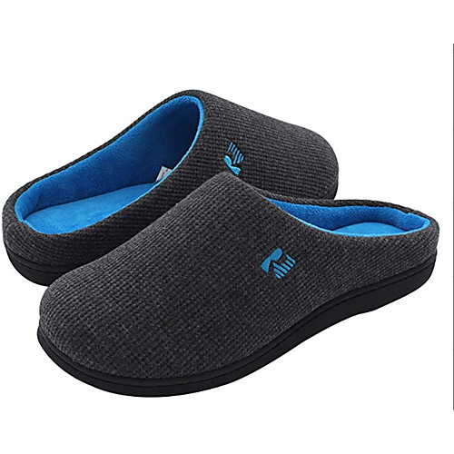 

Men's Comfort Shoes Fall & Winter Daily Slippers & Flip-Flops Cotton Gray