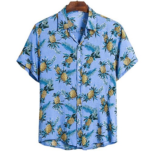

Men's Fruit Shirt Tropical Daily Blue / Short Sleeve