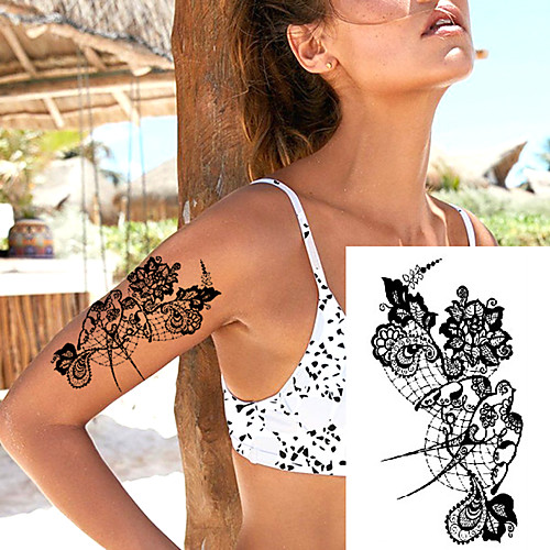 

1 pcs Temporary Tattoos Water Resistant / Waterproof / Safety / Best Quality Face / Body / Hand Water-Transfer Sticker Body Painting Colors