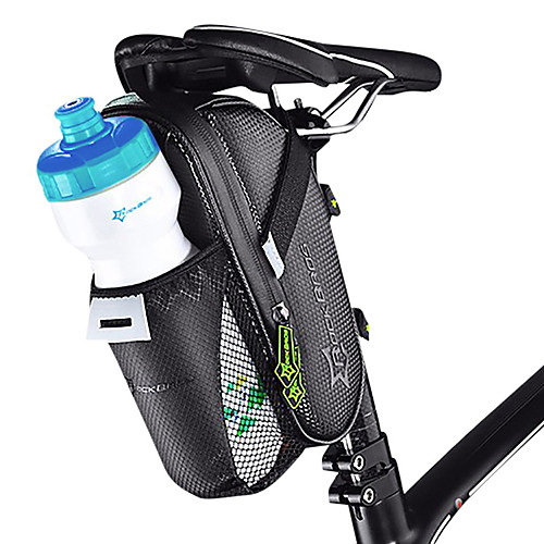 

ROCKBROS Bike Saddle Bag Practical Waterproof Portable Bike Bag Carbon Fiber Microfiber Waterproof Material Bicycle Bag Cycle Bag Cycling Mountain Bike / MTB Cycling / Bike / Reflective Strips