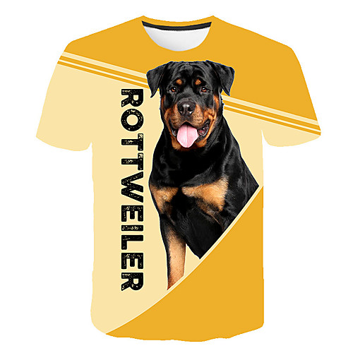 

Men's T shirt Geometric Plus Size Print Short Sleeve Daily Tops Basic Streetwear Orange