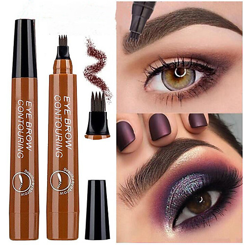 

Four Heads Liquid Eyebrow Pencil Black Brown Waterproof Lasting Color Fade Eyebrow Makeup Cosmetics