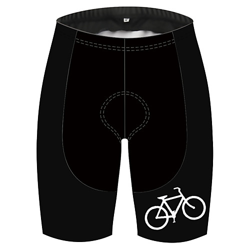

21Grams Men's Cycling Shorts Spandex Bike Pants / Trousers Padded Shorts / Chamois Bottoms Quick Dry Breathable Sports Solid Color BlackWhite Mountain Bike MTB Road Bike Cycling Clothing Apparel