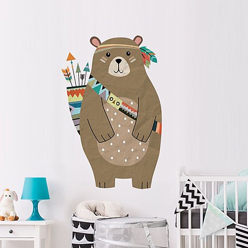 

Bear Decorative Wall Stickers - Plane Wall Stickers Animals Nursery / Kids Room 3553cm