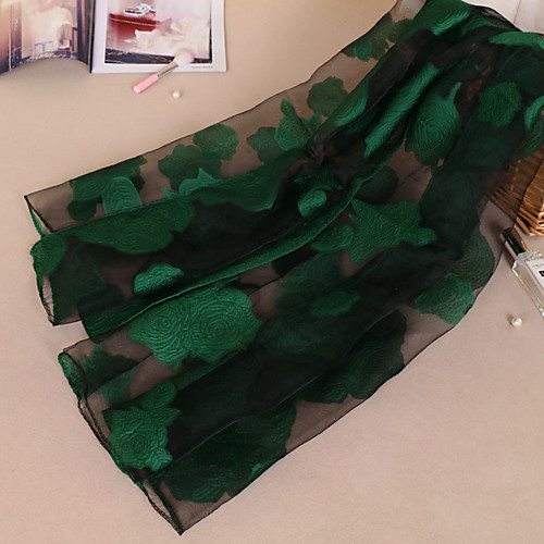 

Women's Work / Basic / Cute Rectangle Scarf - Floral / Print