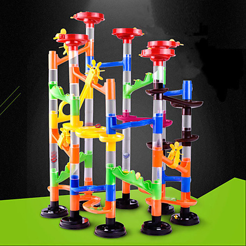 

105 pcs Marble Run Race Construction Marble Track Set Marble Run ABS STEAM Toy Creative Novelty DIY Parent-Child Interaction as Children's gift Educational Kid's Children's Boys' Girls' Toys Gifts