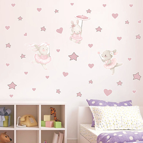 

Decorative Wall Stickers - Plane Wall Stickers Stars / Fairies Nursery / Kids Room 4853cm
