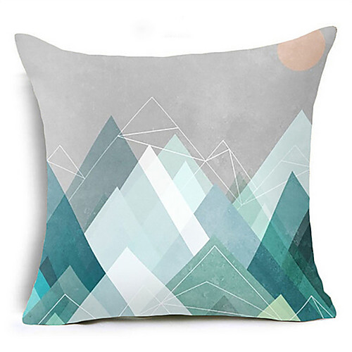 

Set of 1 Polyester Pillow Cover Northern Europe Holds Pillow Geometry Ins Stripe Cushion for Leaning on Contracted Grid Sofa to Hold Pillowcase Office Cushion for Leaning on to Cover