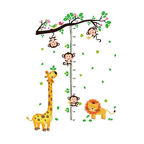 

The Monkey Measures Your Height Height Stickers - Animal Wall Stickers Animals / Floral / Botanical Living Room / Indoor
