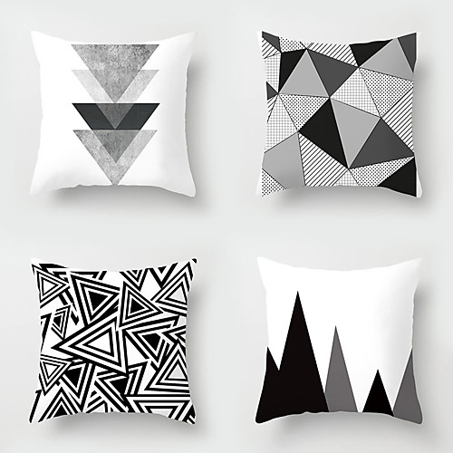 

Set of 4 Throw Pillow Simple Classic 4545 cm Cushion Vintage Circle Cover Sofa Home Decor Throw Pillow Case
