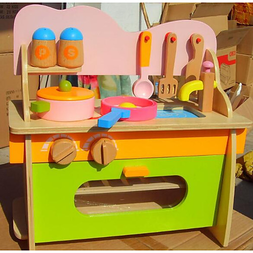 

Toy Kitchen Set Pretend Play Wooden Kid's Boys' Girls' Toy Gift 1 pcs