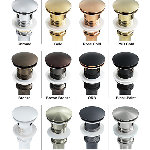 

Faucet accessory - Superior Quality Pop-up Water Drain With Overflow Contemporary Brass others