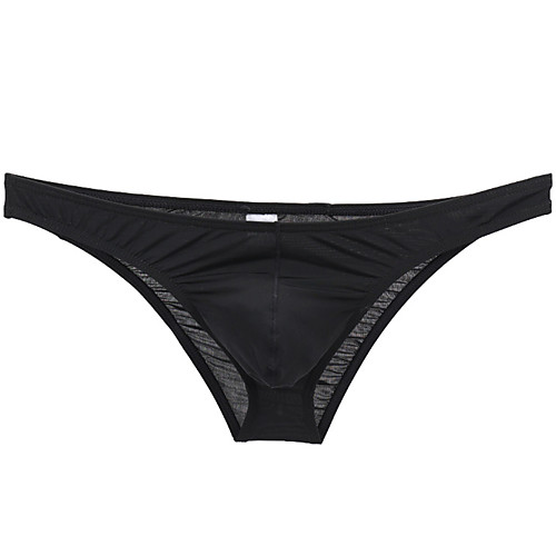 

Men's Basic Briefs Underwear - Normal Low Waist Black Light Blue White M L XL