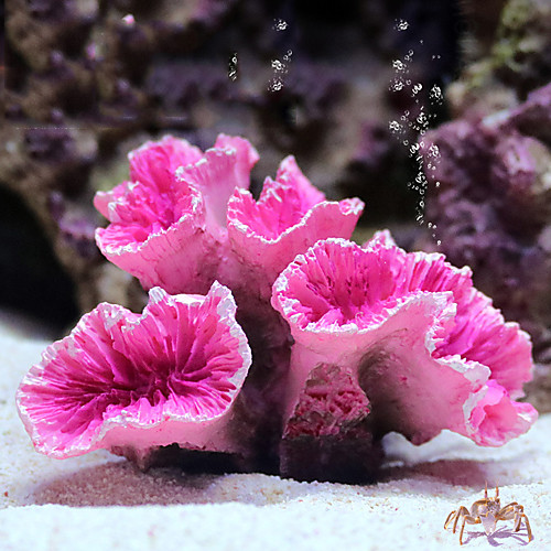 

1pc of Polyresin Coral Reef Ornaments Aquarium Coral Decor 2.75 x 2.36 x 1.96 for Fish Tank Aquarium Decoration