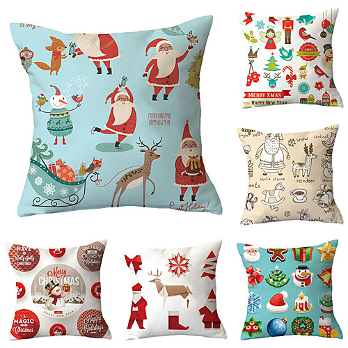 

Set of 6 Throw Pillow Simple Classic 4545 cm Cushion Vintage Circle Cover Sofa Home Decor Throw Pillow Case