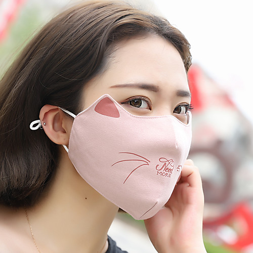 

Portable Dust Proof Protection Antivirus PM2.5 Protection Bike / Cycling Black Pink Gray for Adults' Outdoor Bike / Cycling Cartoon