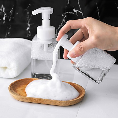 

Hand Wash Soap Dispenser Cleansing Foamer Mousse Foaming Bottle Foam Hand Sanitizer Bottle Foamer Refilling Bottle 400ml