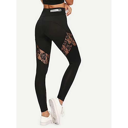

Women's Sporty Slim Sweatpants Pants - Solid Colored Black S / M / L