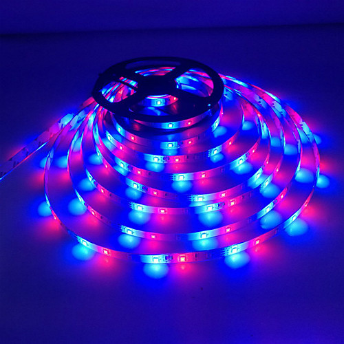 

5m RGB Strip Lights 300 LEDs 2835 SMD 8mm 1pc RGB Decorative Self-adhesive Tiktok LED Strip Lights 12 V