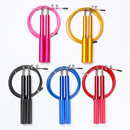 

Jump Rope Sports Aluminium alloy Exercise & Fitness Workout Stretchy Durable Lightweight Weight Loss Stress Relief For Men Women