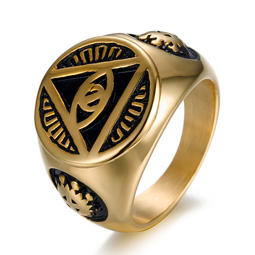 

Men Women Band Ring Gold Silver Stainless Steel Punk Jewelry Mixed Color
