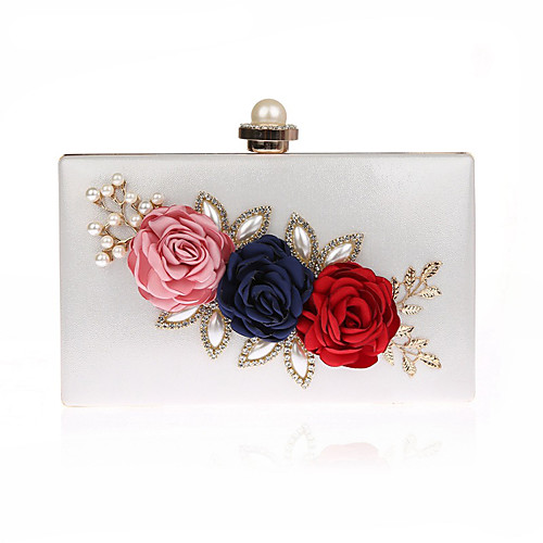 

Women's Bags Polyester Evening Bag Flower Floral Print Party Wedding Event / Party Wedding Bags Handbags Black Blue Red Fuchsia