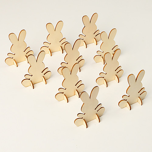 

Ornaments Wood 10pcs Easter