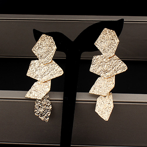 

Women's Drop Earrings Dangle Earrings Long Drop Elegant Fashion Earrings Jewelry Gold / Silver For Party Wedding Anniversary Prom 1 Pair