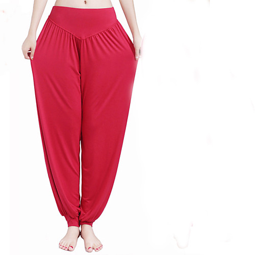 

Belly Dance Pants Split Joint Women's Training Performance Dropped Modal